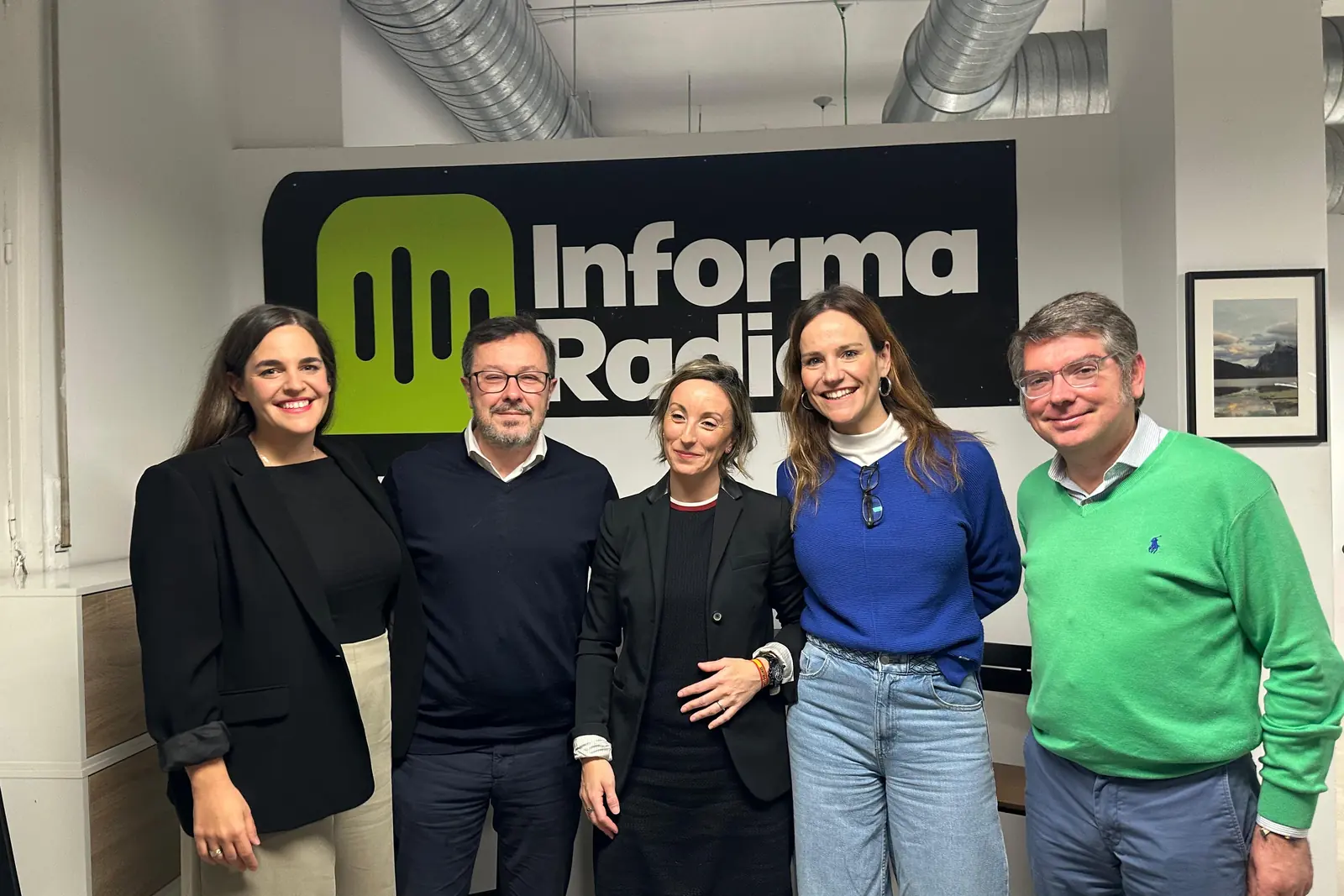 Beatriz de Vox Fuenlabrada, José Antonio Fúster, Isabel Pérez Moñino, y Juan Marcos Manrique de Vox Parla