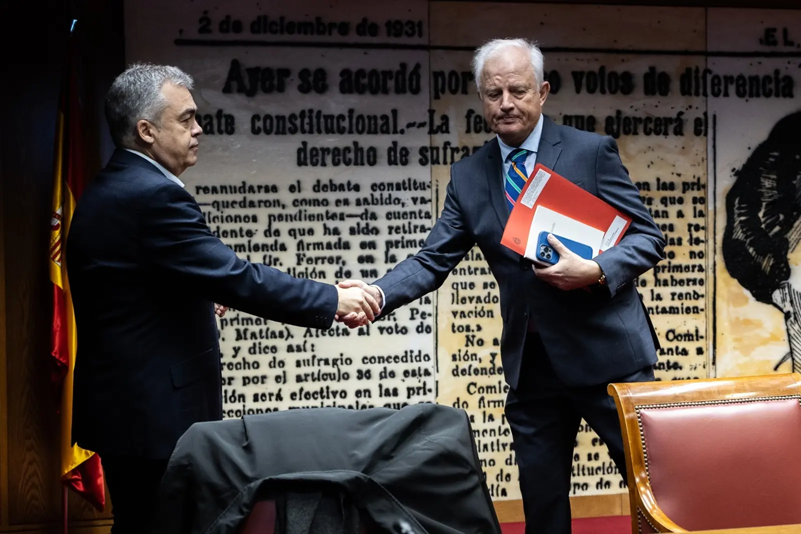 El ex secretario de Organización del PSOE, Santos Cerdán, compareció este miércoles ante la comisión del Senado
