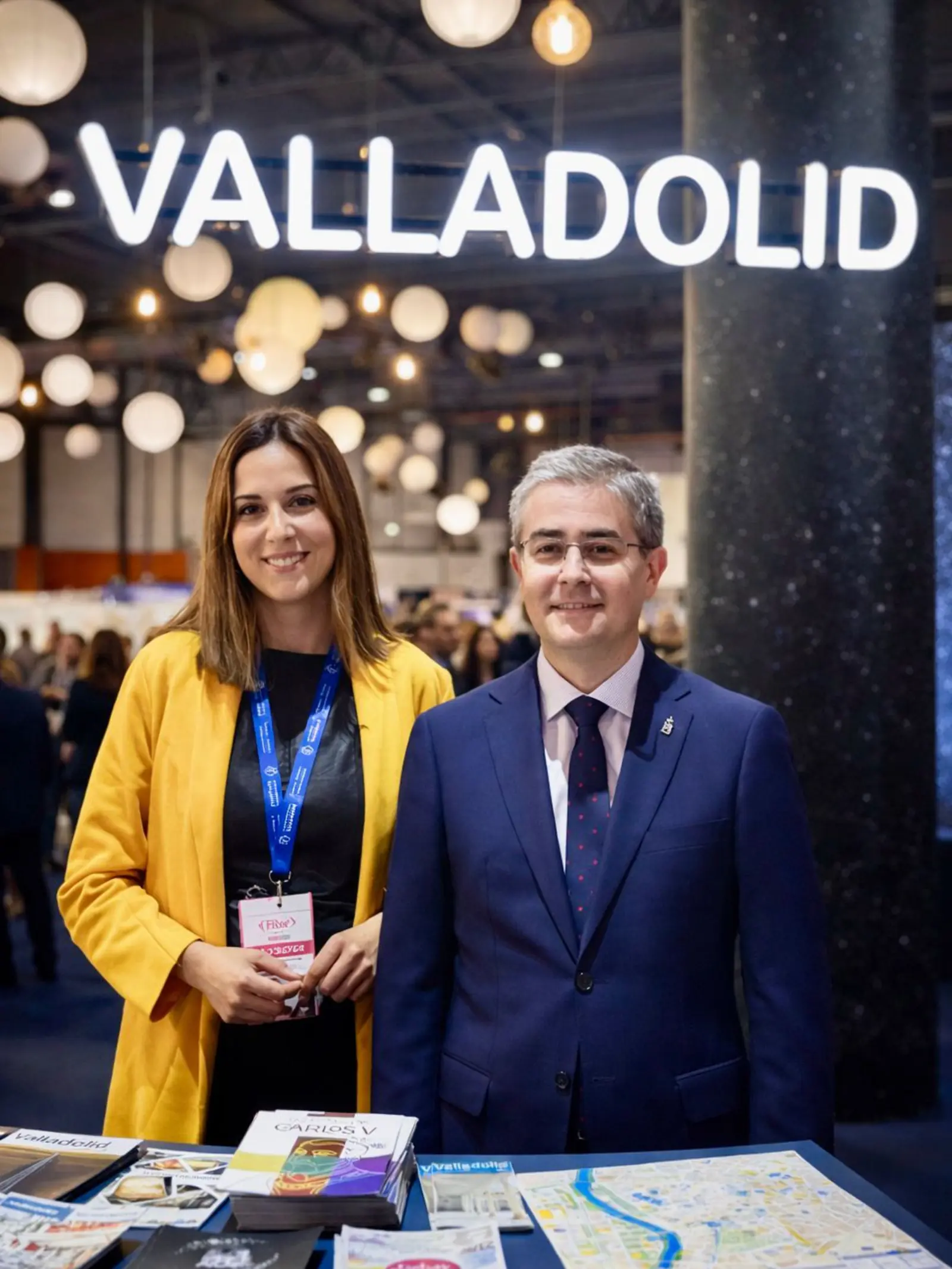 Doña Blanca Jiménez y Don Jesús Pacheco, Valladolid Fitur 2026