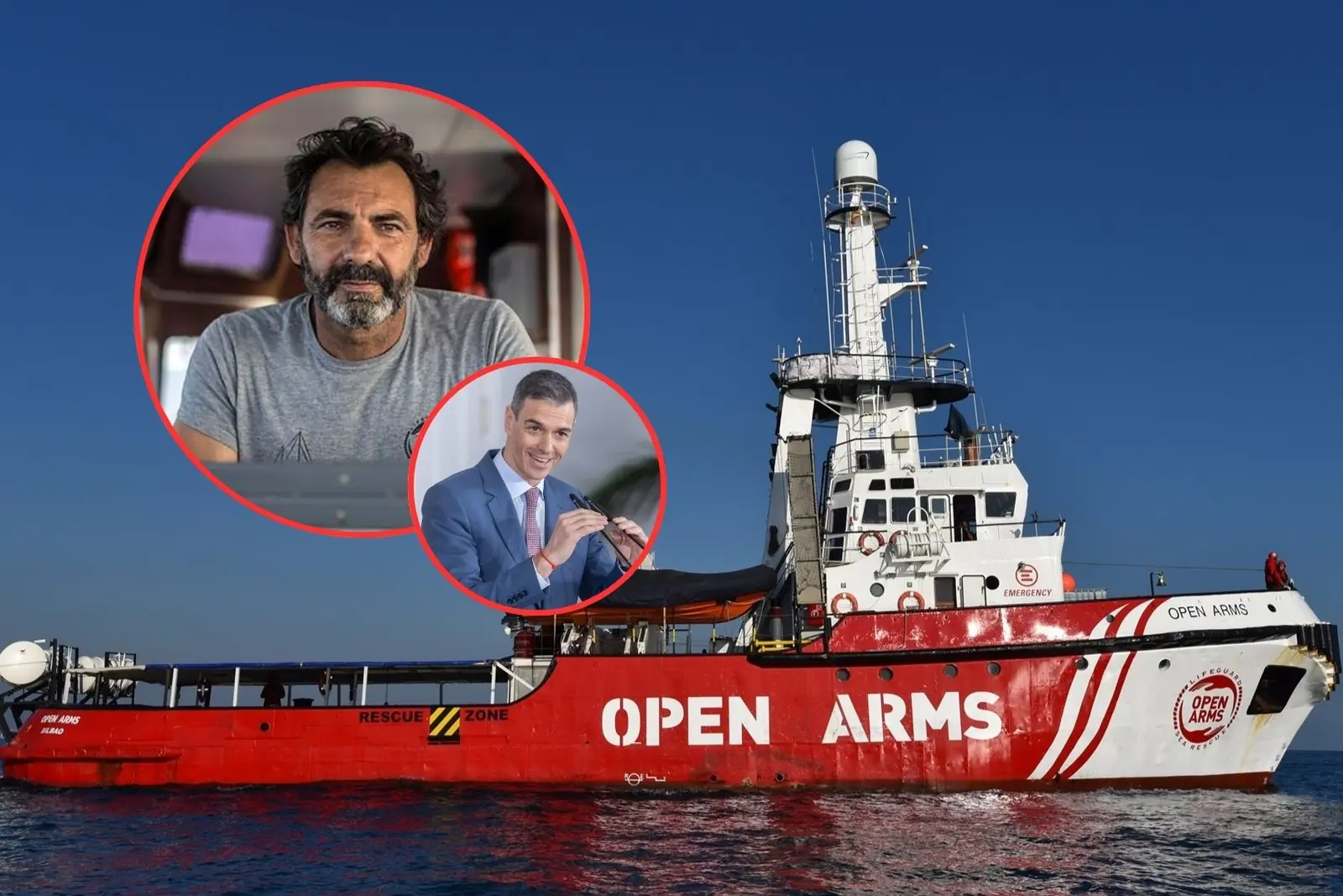 Pedro Sánchez condecorará al fundador de Open Arms Civil en plena polémica por la crisis migratoria
