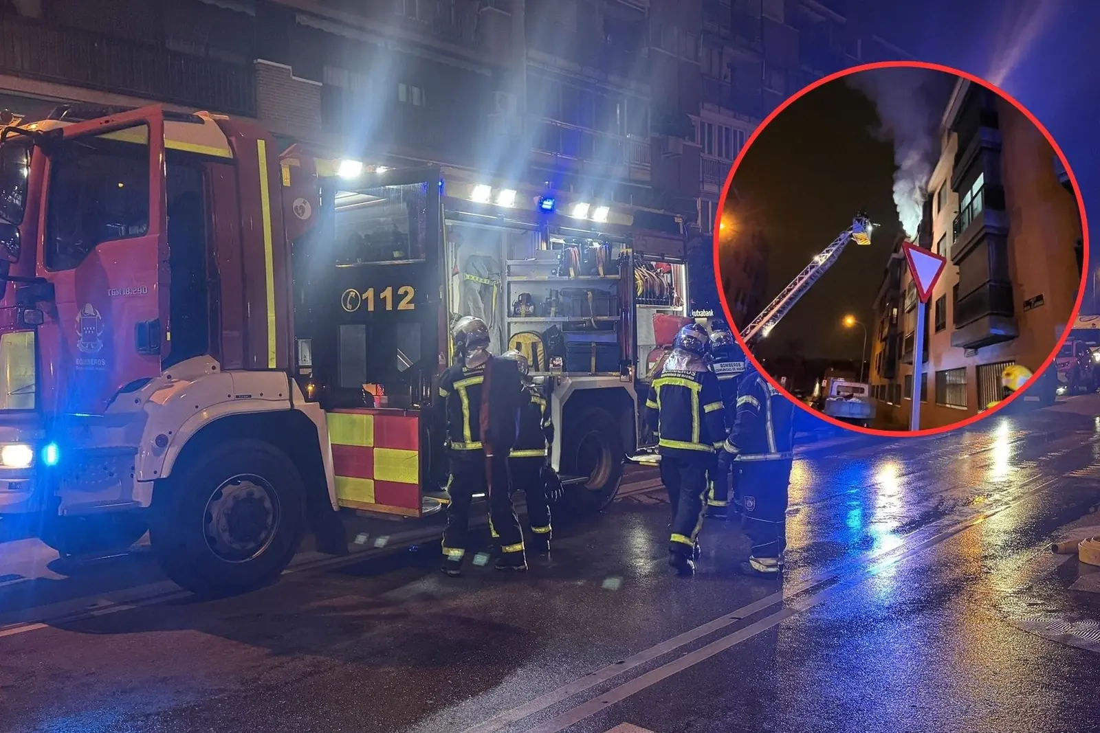 Tres personas mueren en un incendio de una vivienda de Carabanchel