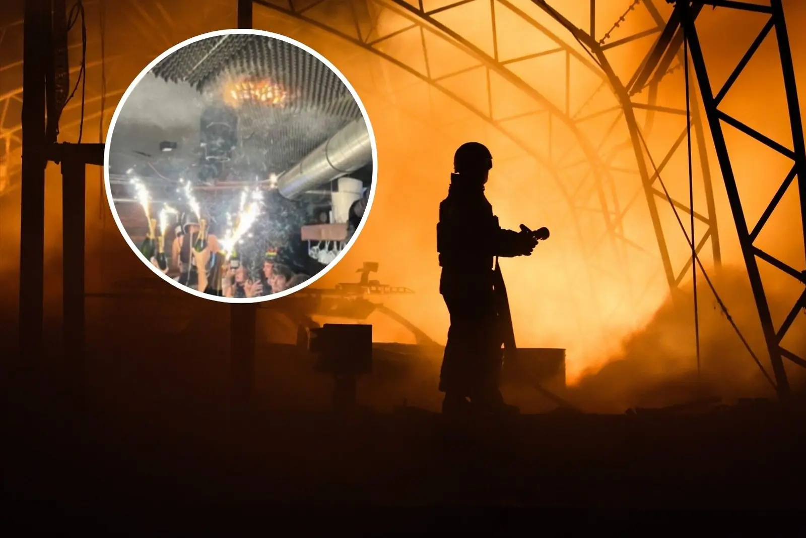 ¿Cómo se formó el incendio del restaurante de Suiza?