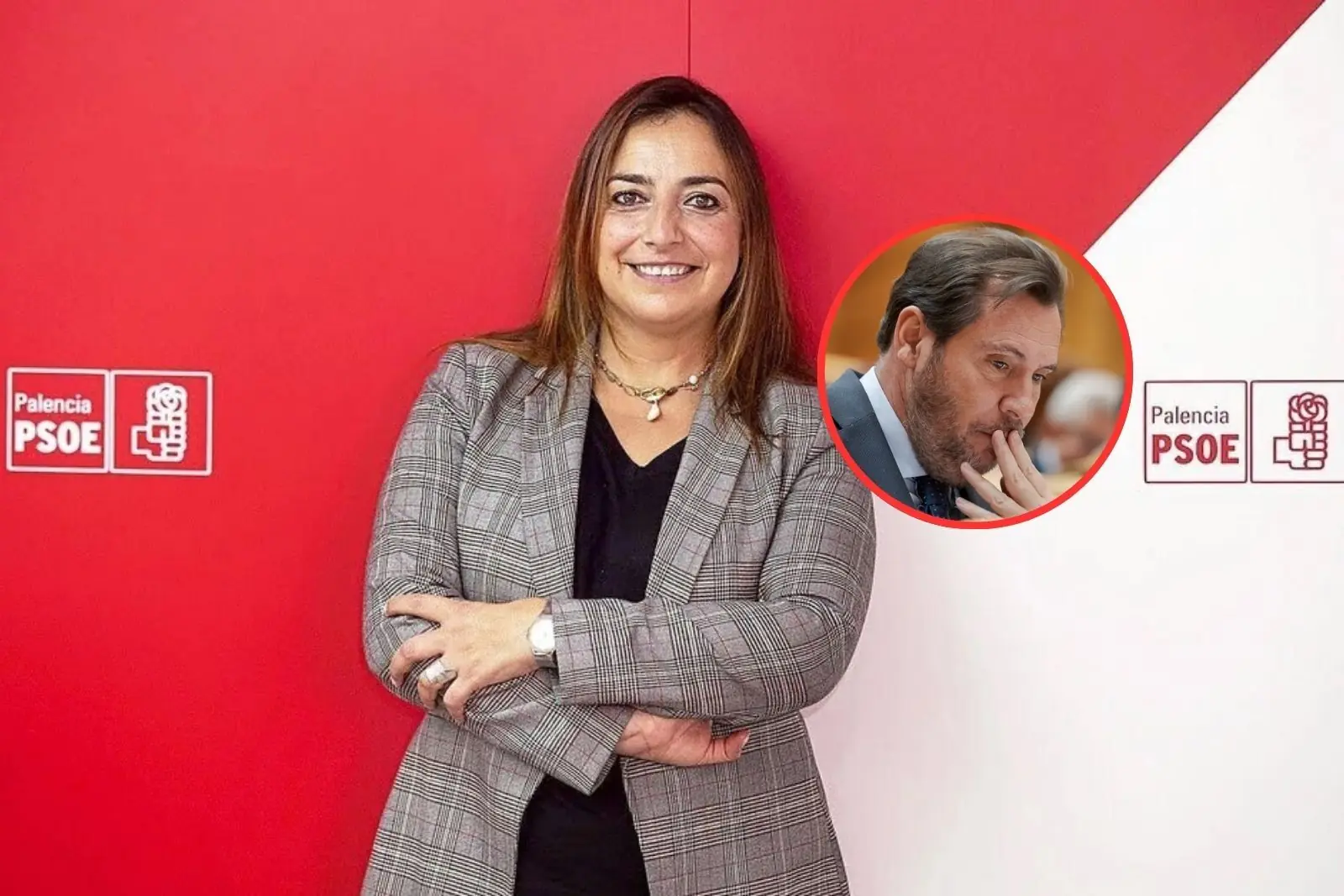 La alcaldesa de Palencia rompe la disciplina del PSOE y llama a manifestarse contra Adif ante la Subdelegación del Gobierno