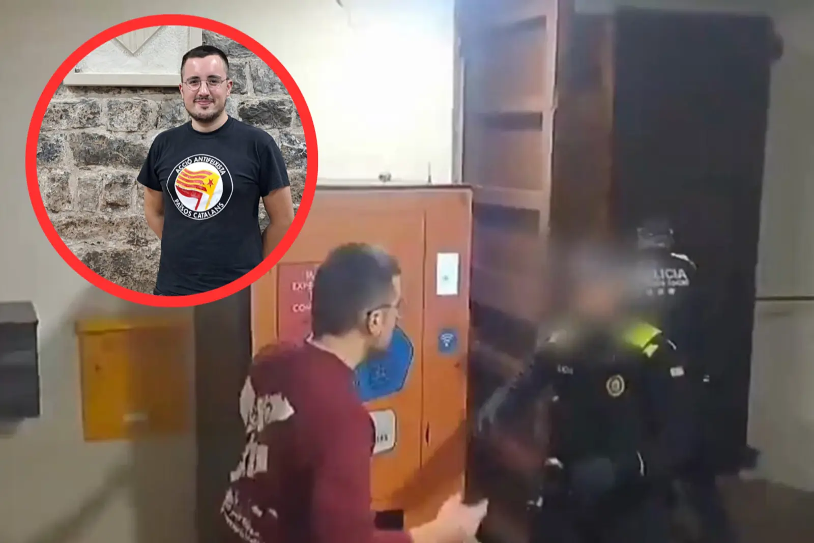 Rubén López: el concejal de la CUP detrás de la agresión a un policía