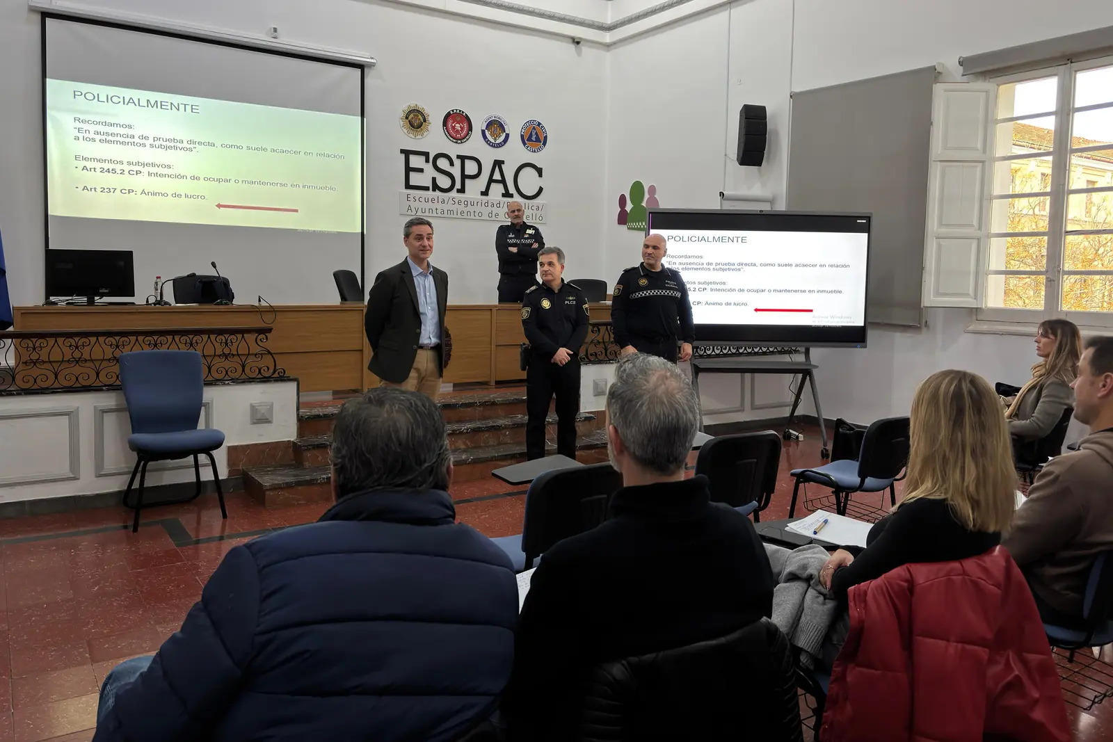 Castellón refuerza la lucha contra la ocupación ilegal con un curso del IVASPE para la Policía Local