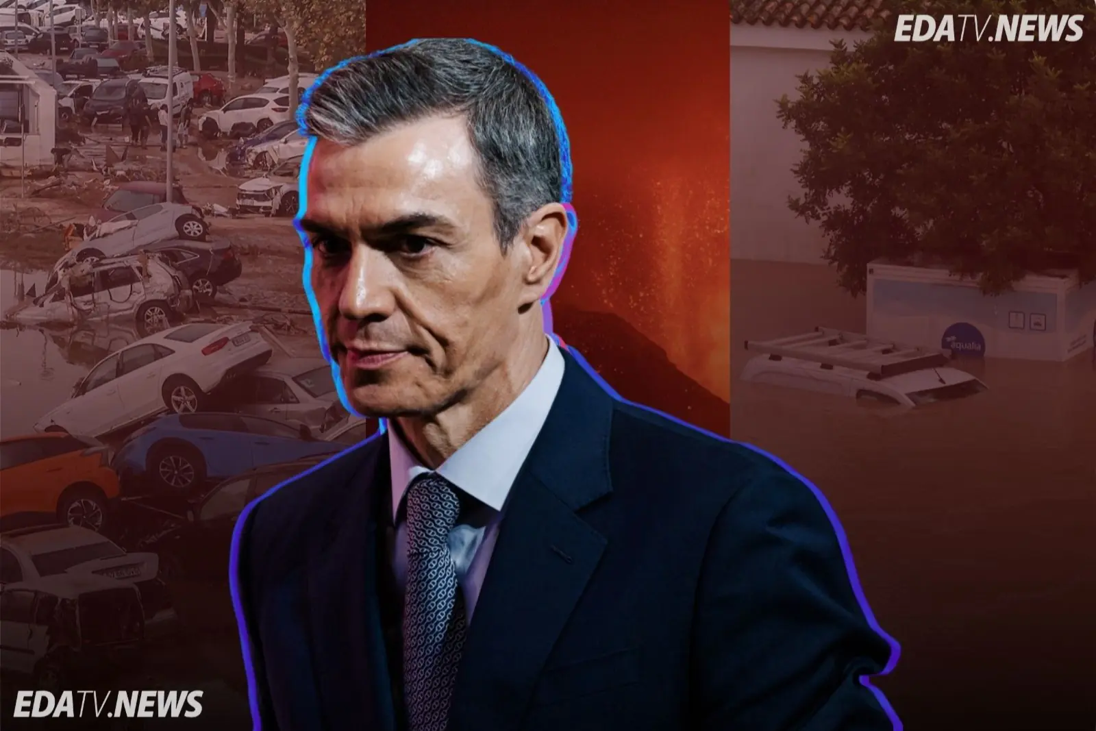 Pedro Sánchez vende titulares tras las lluvias, pero los afectados por la DANA y el volcán de La Palma recuerdan ayudas que nunca llegaron