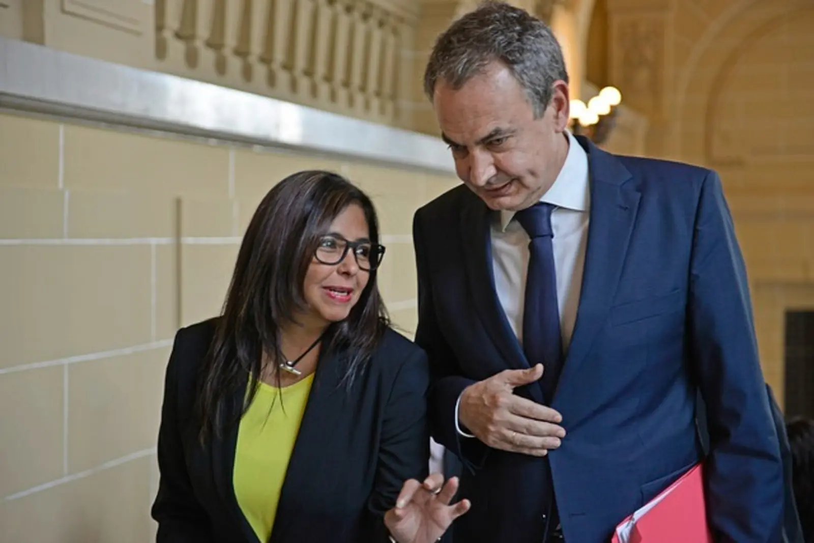José Luis Rodríguez Zapatero vuelve a Venezuela para reunirse con Delcy Rodríguez