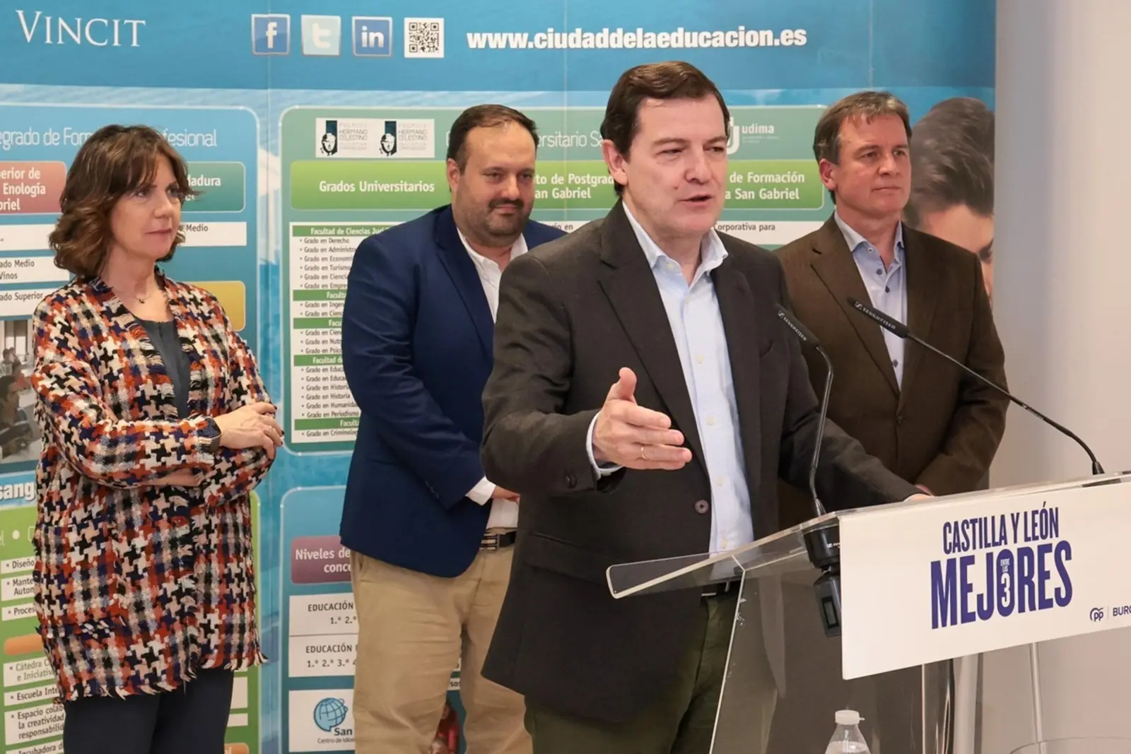 Mañueco anuncia más suelo industrial en Aranda y refuerza el impulso al Puerto Seco de Burgos