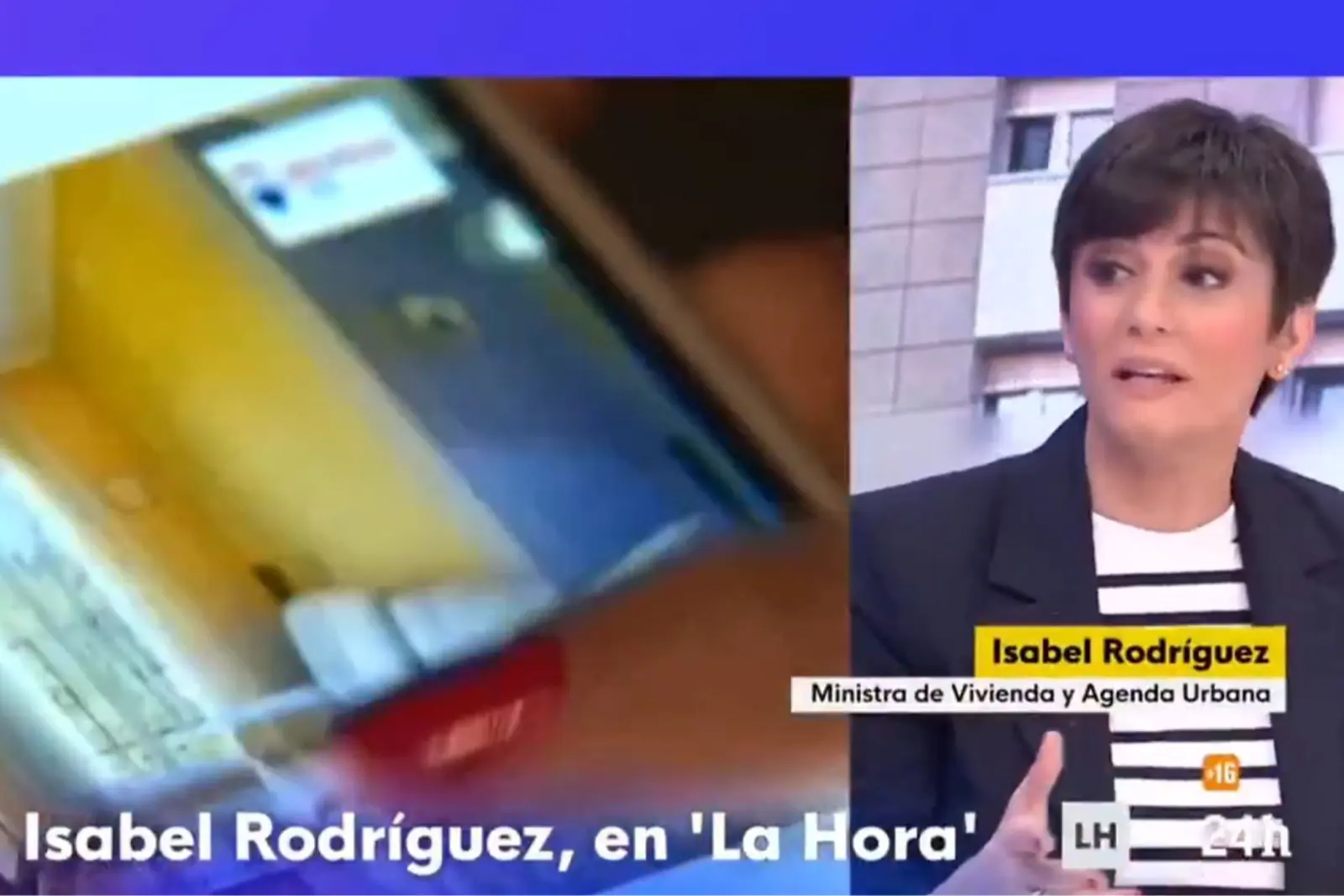 Isabel Rodríguez en TVE