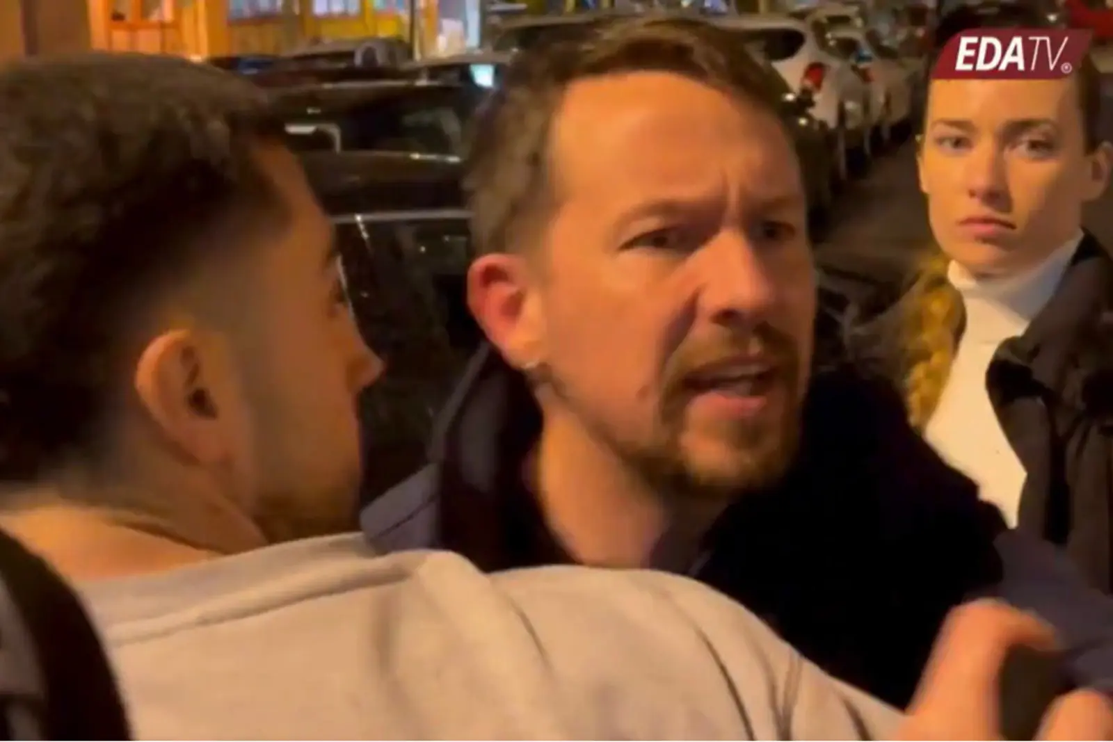 Pablo Iglesias, protagonizó este miércoles un tenso enfrentamiento con el periodista Vito Quiles