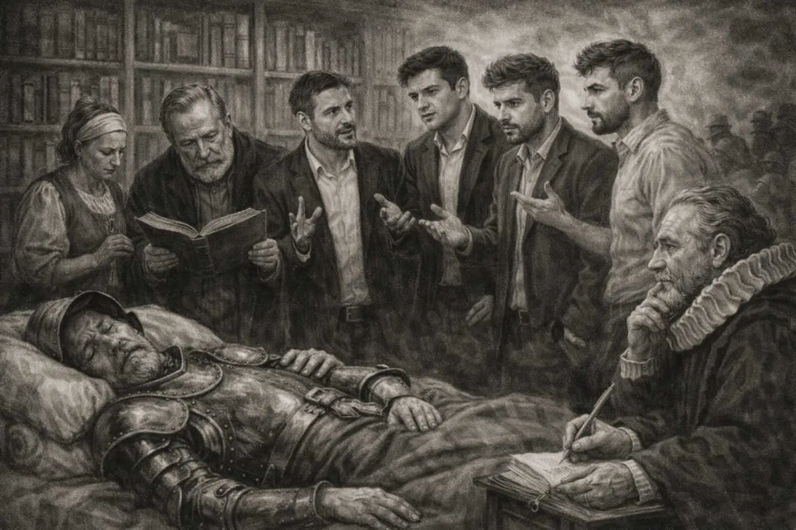 CERVANTES EN EDATV: EL QUIJOTE EN LA BATALLA CULTURAL
CAPÍTULO VI APÓCRIFO (sobre el escrutinio de la biblioteca)