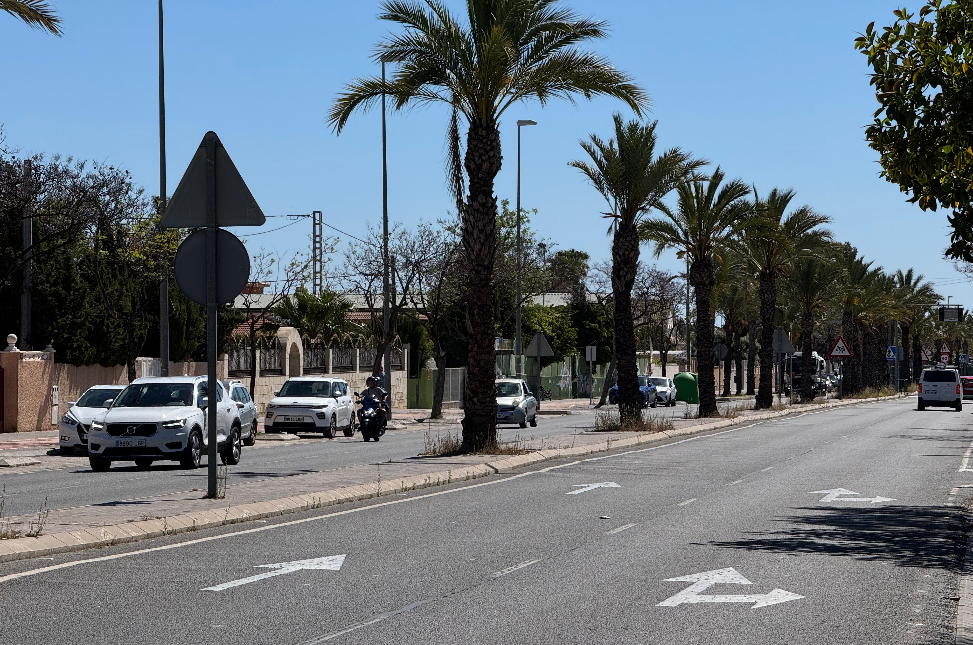 La Generalitat Valenciana inicia las obras de mejora de la CV-8215 en San Vicente con una inversión de casi 500.000€