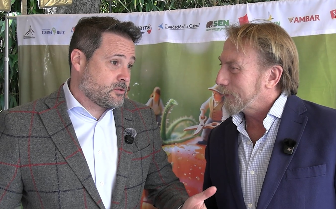 Alejandro Toquero defendió con orgullo el valor de la huerta tudelana. Subrayó que las verduras forman parte esencial de la identidad local.