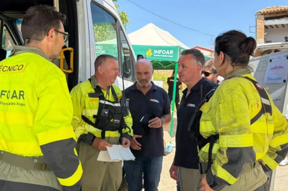 El Gobierno de Aragón mantiene activado el Plan Especial de Protección Civil por Incendios Forestales