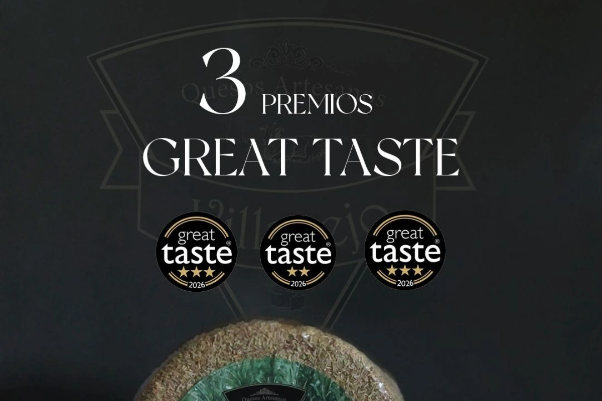 Quesos Villarejo, única quesería española en lograr dos galardones de 3 estrellas en los Great Taste Awards