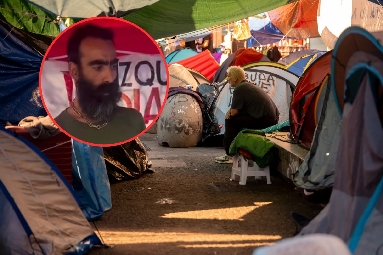 Un vídeo viral pone en evidencia a varios acampados en Sol al preguntarles por su trabajo: "Ni estudio ni trabajo"
