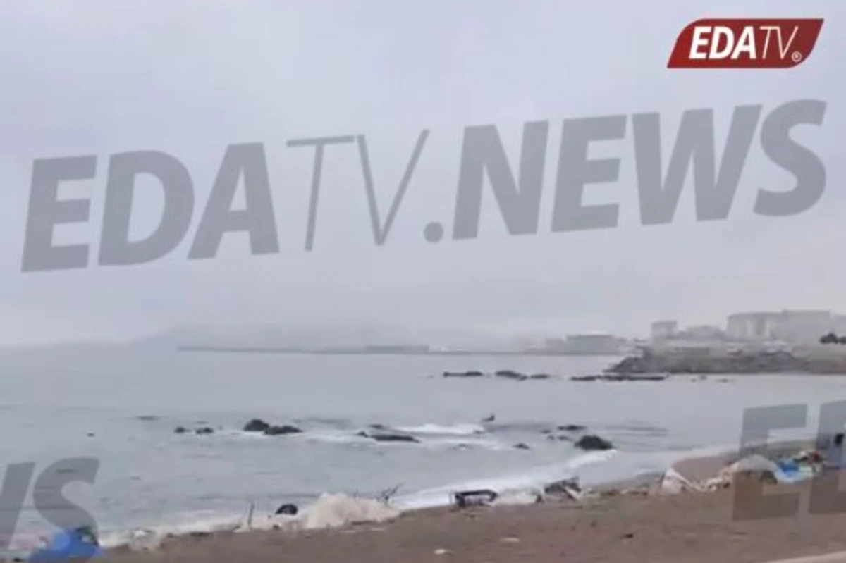 Así se encuentra la Playa Trampolín de Ceuta tras el desalojo de inmigrantes