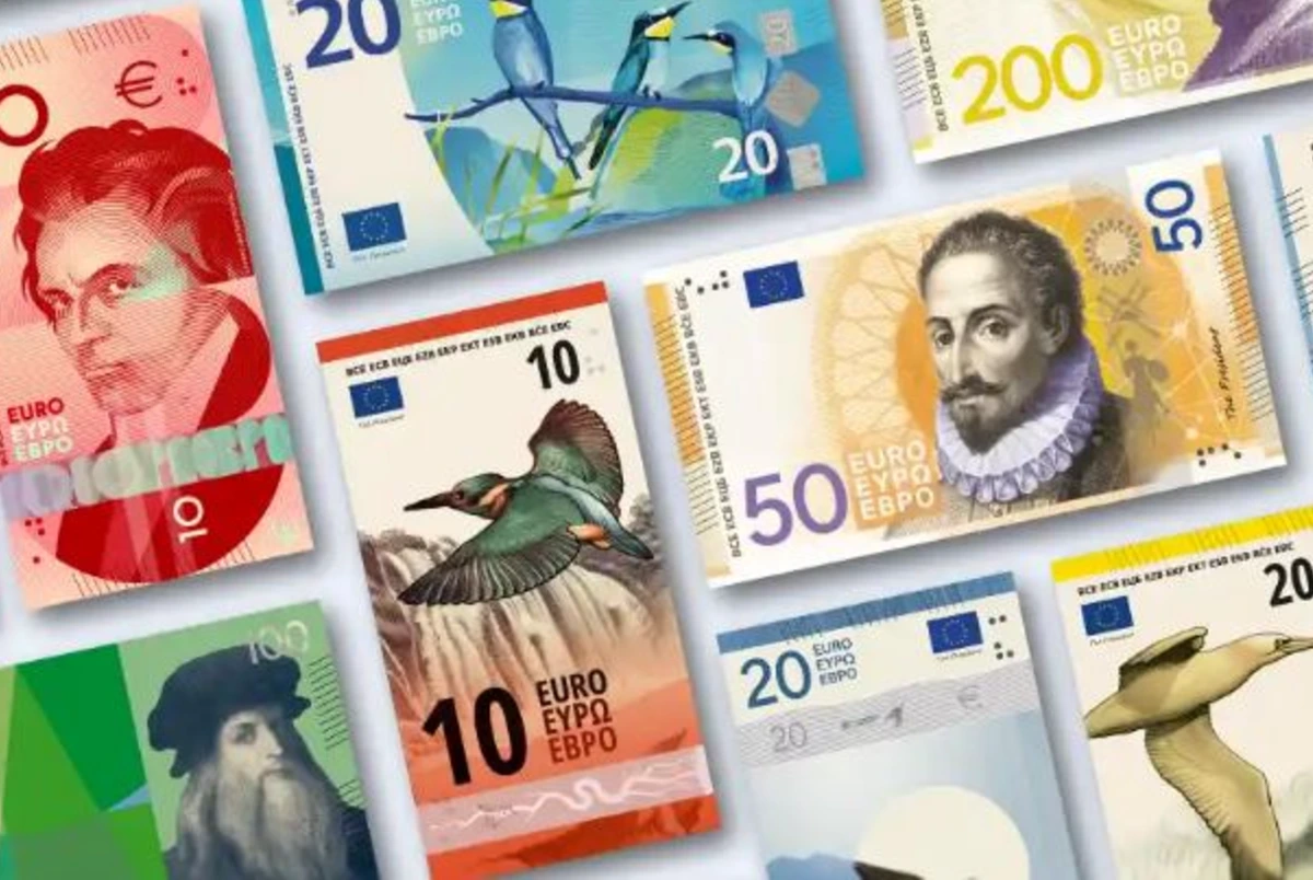 Así serán los nuevos billetes de euro: el BCE abre la votación entre diez diseños
