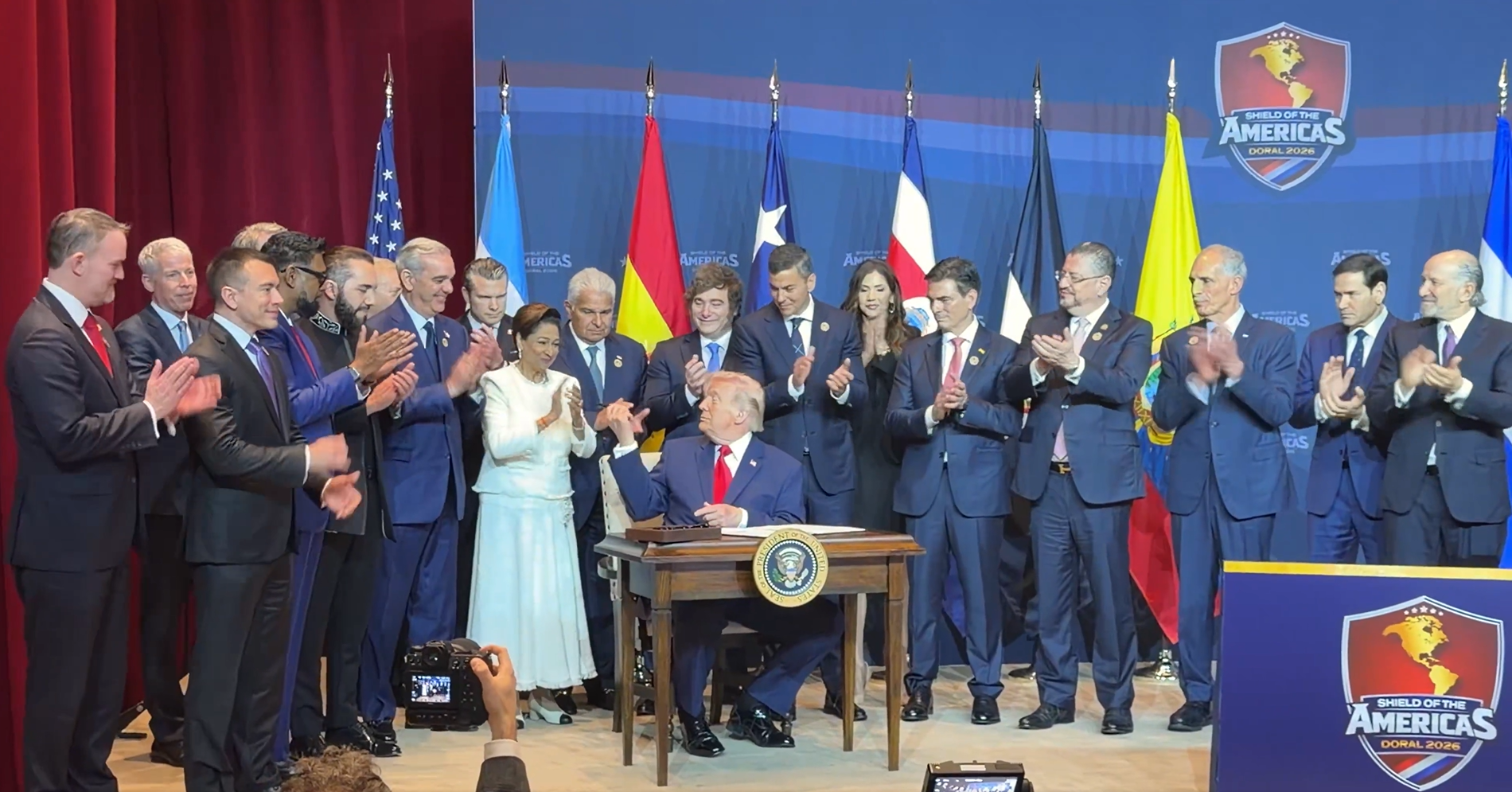 Donald Trump, anunció una nueva coalición militar contra carteles del narcotráfico