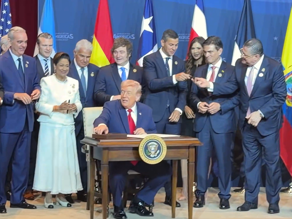 Donald Trump, anunció una nueva coalición militar contra carteles del narcotráfico