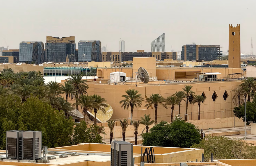 La sede de la embajada estadounidense en Riad