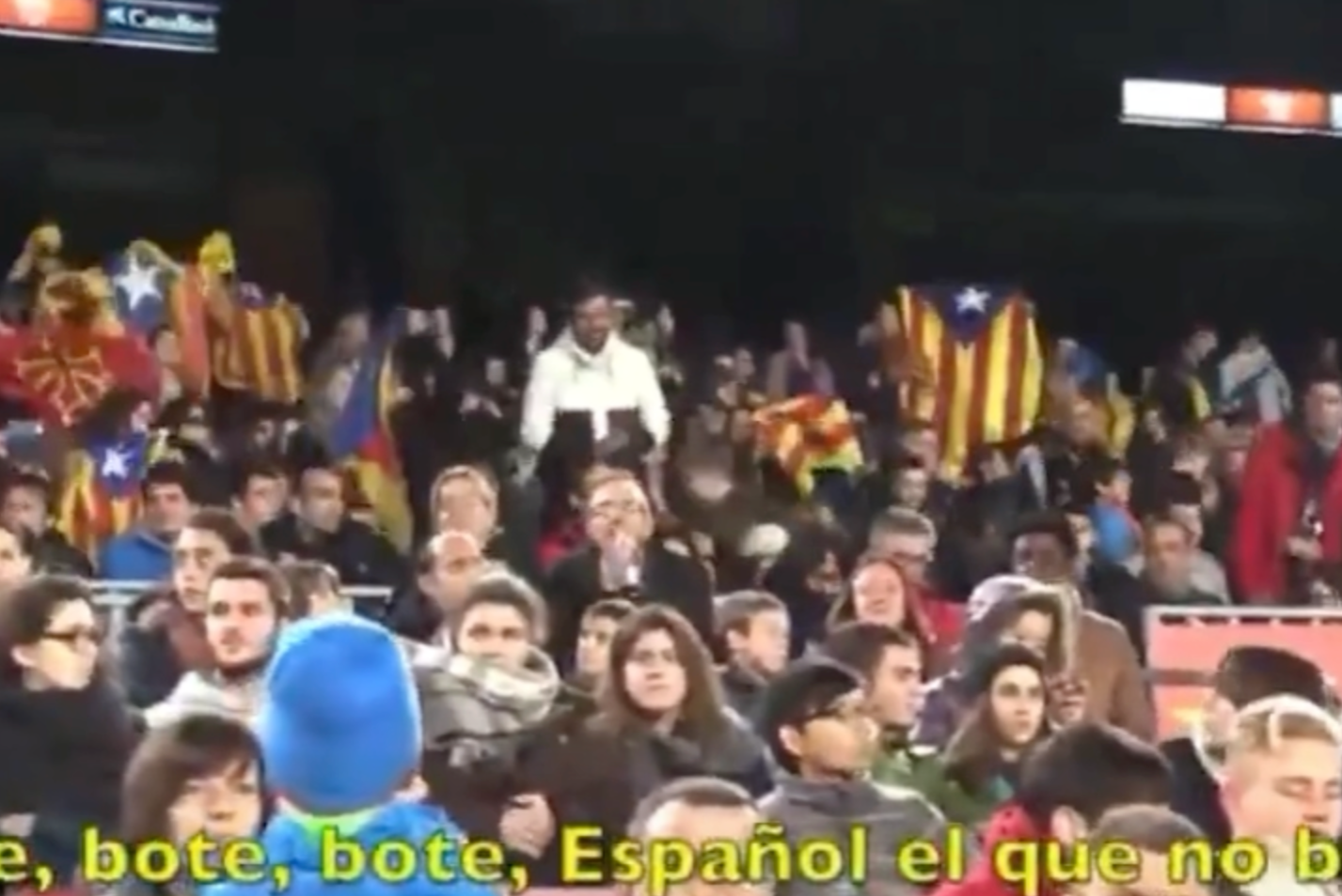 Los cánticos en el Cataluña-País Vasco que la izquierda olvida y que resurgen tras la polémica de Cornellá