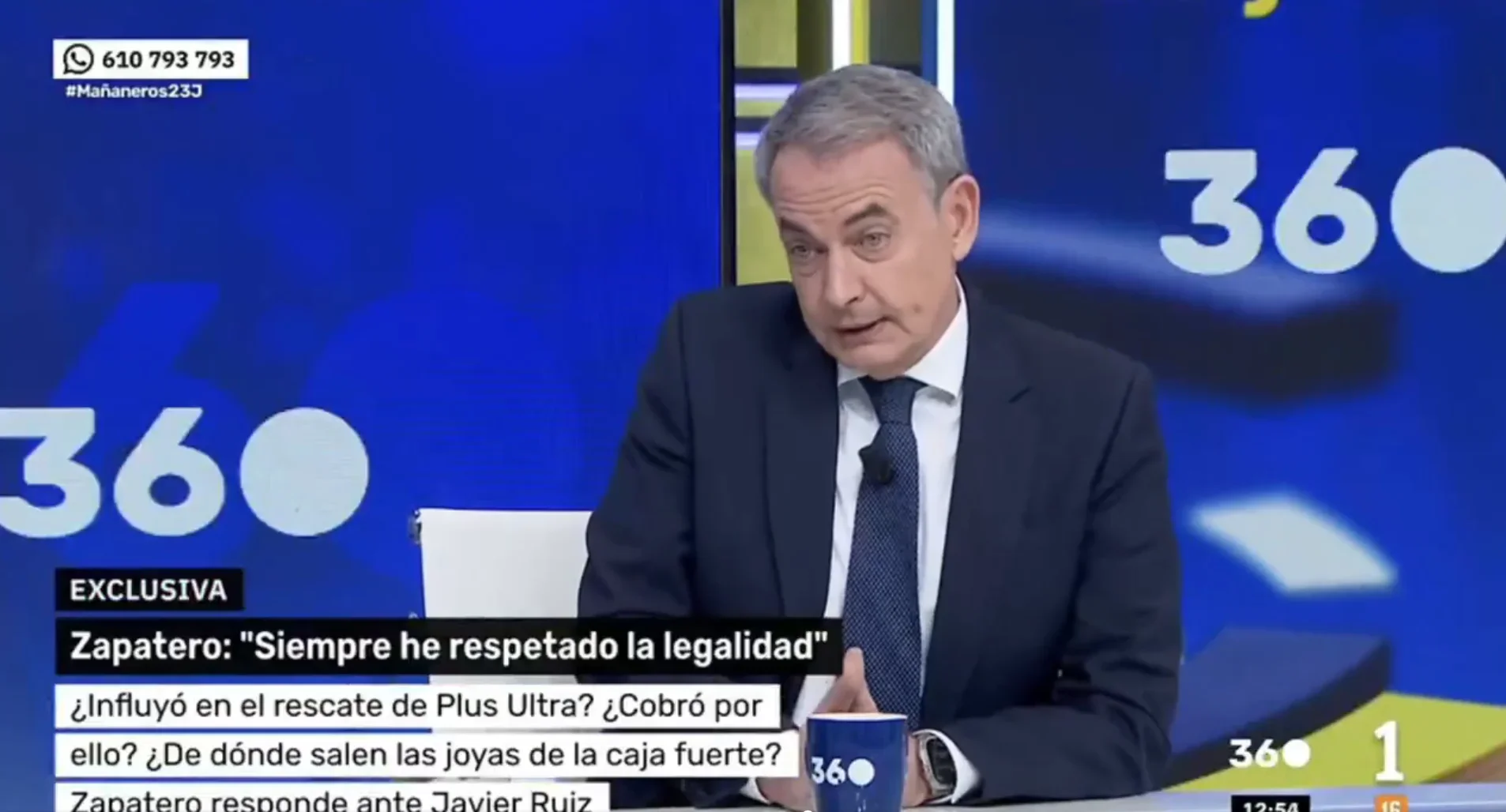Zapatero rechazó haber formado parte de sociedades relacionadas con el empresario Julio Martínez Martínez