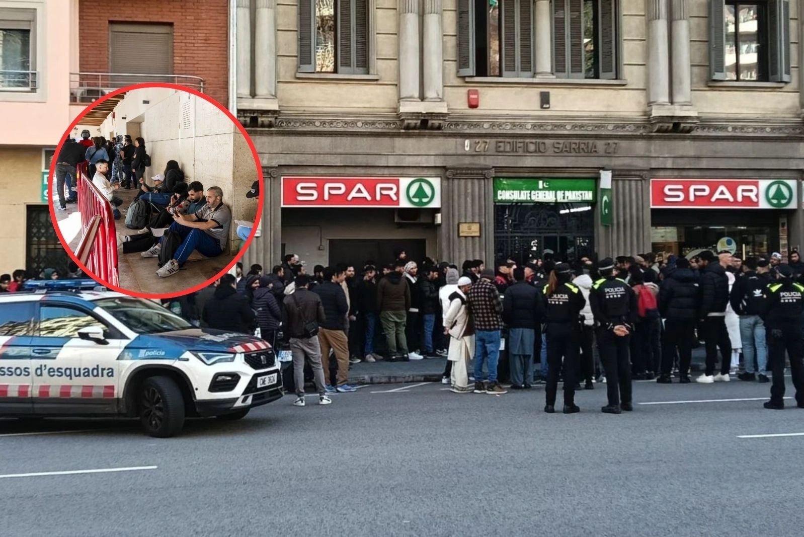 Colapso en Barcelona y Cataluña por la regularización de inmigrantes: esperas de horas y oficinas saturadas