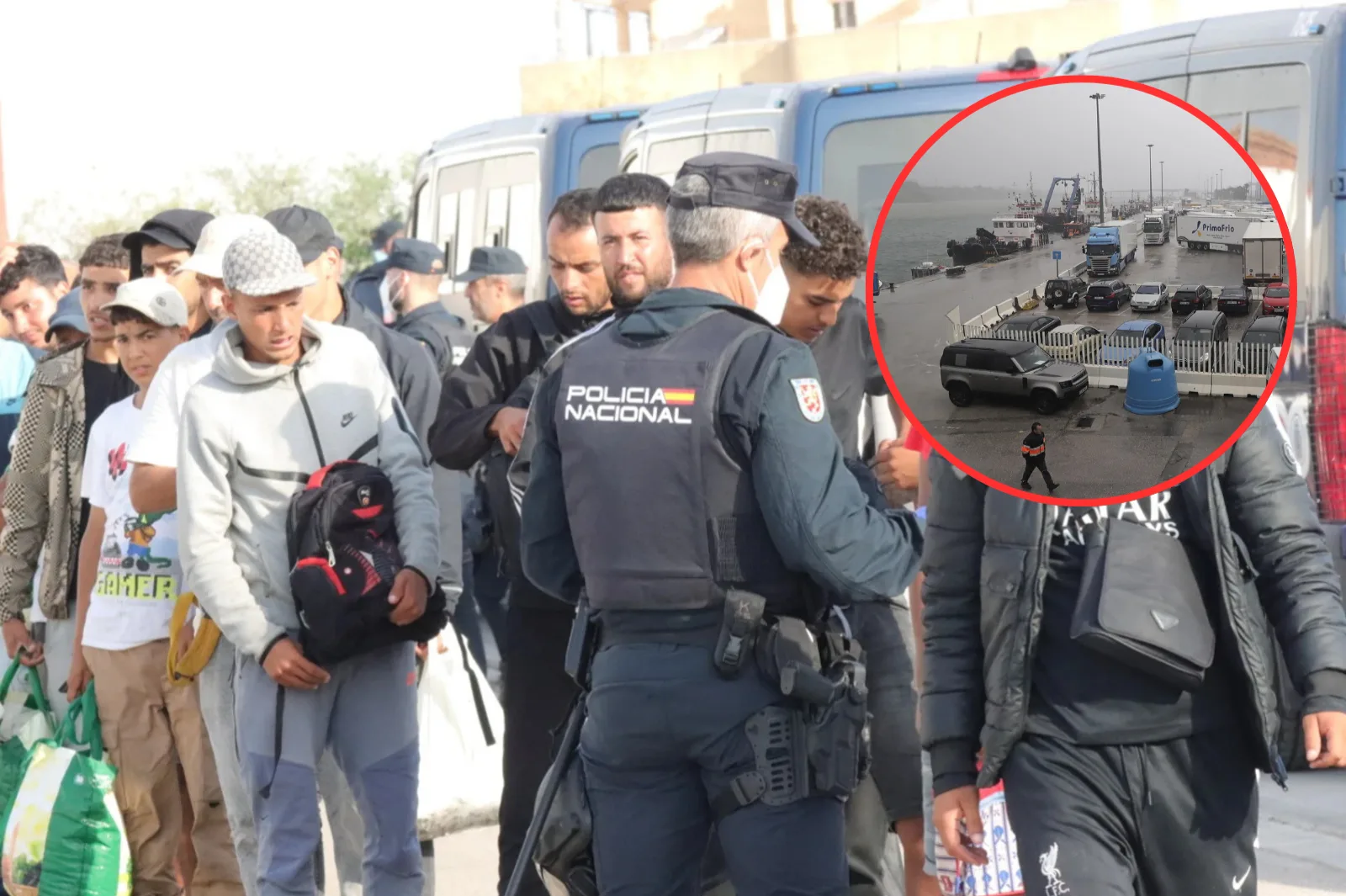 Ceuta destapa un negocio de hasta 6.000 euros por DNI ajenos: 40 inmigrantes detenidos intentando llegar a Algeciras