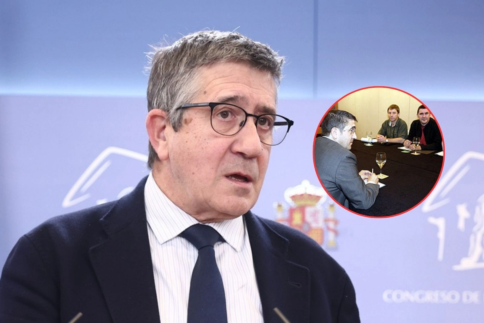 Una víctima de ETA estalla contra Patxi López por no respetar a EDATV