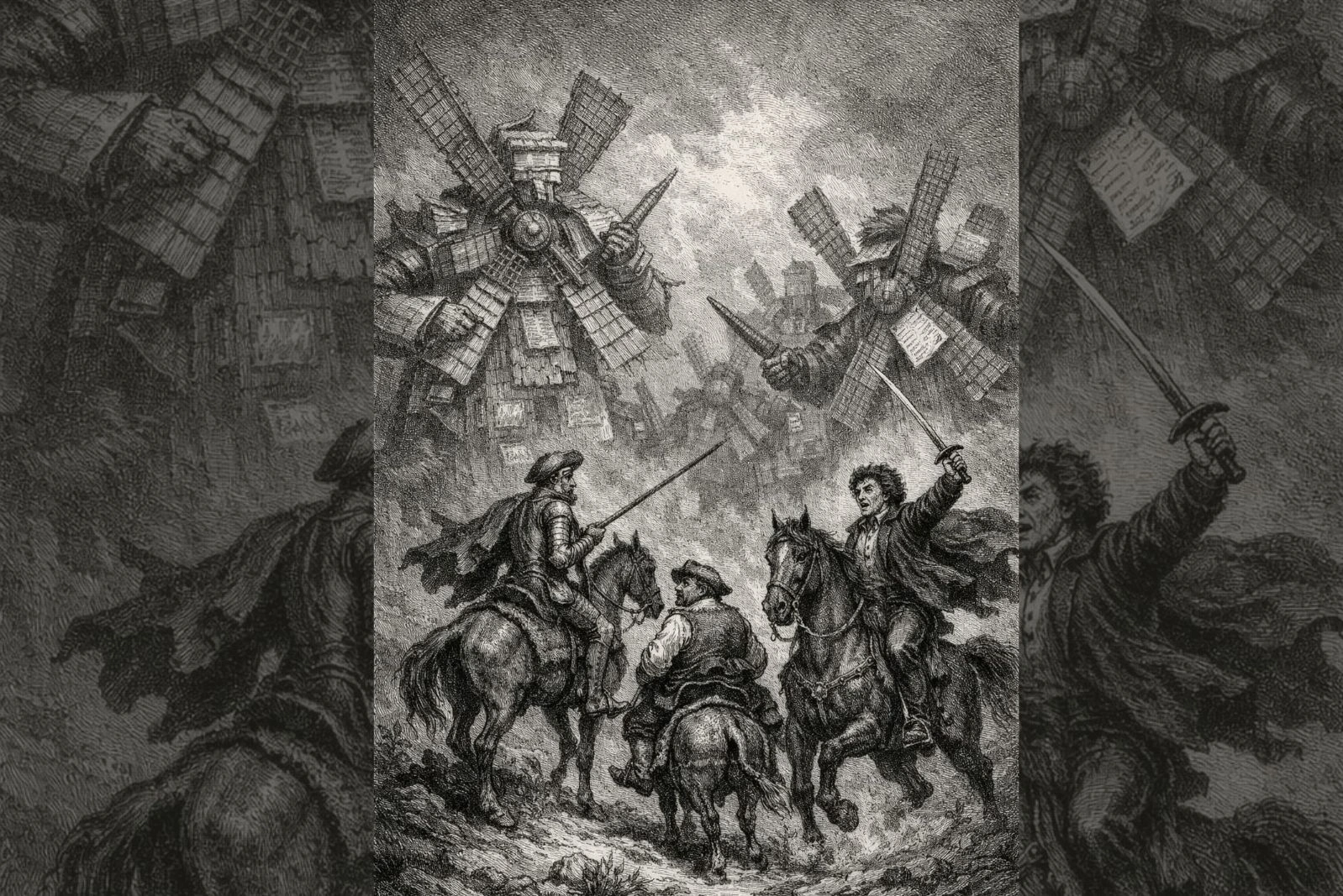 Don Quijote, Milei y los gigantes del Estado
Capítulo apócrifo sobre la libertad económica