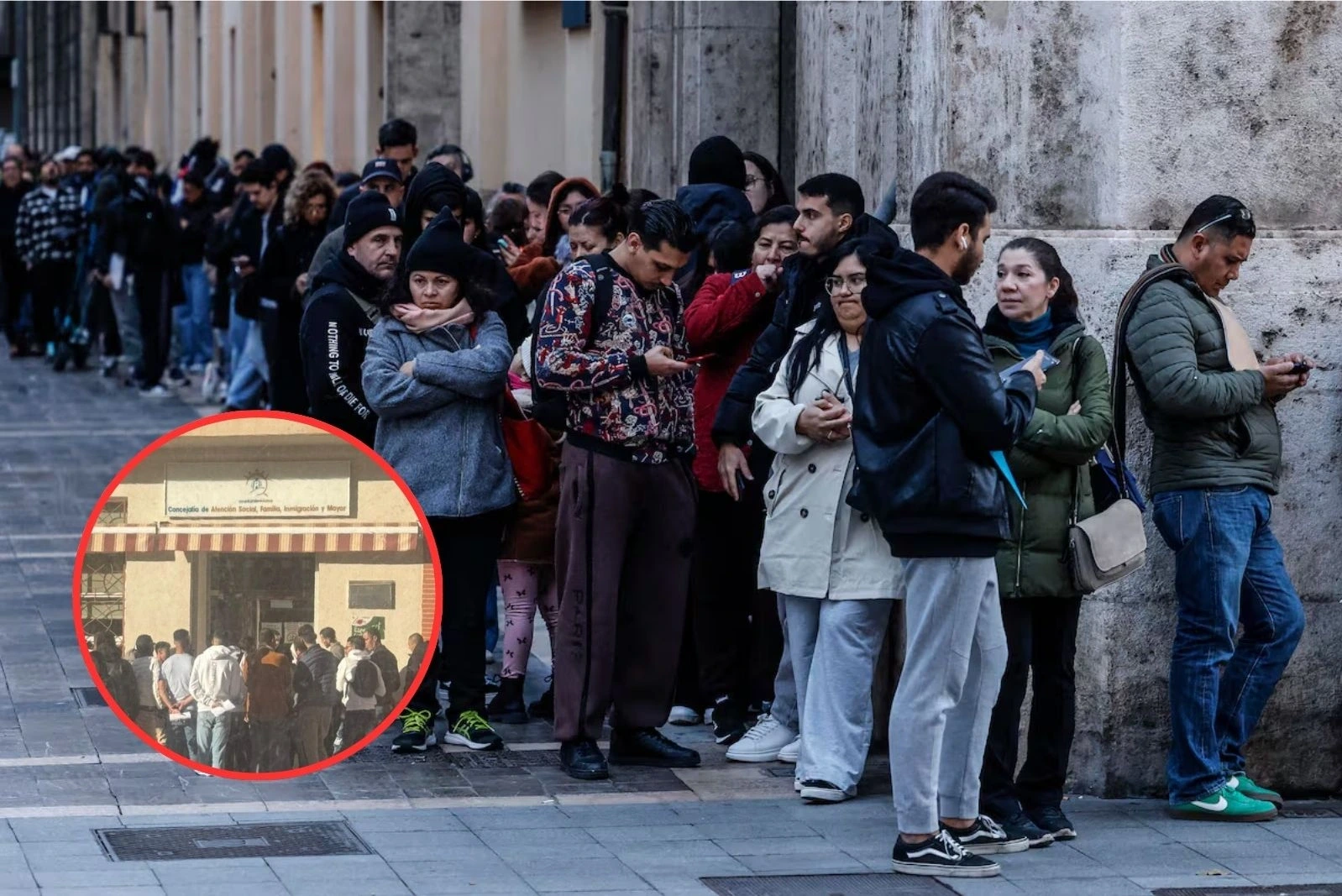 Avalancha en Madrid por la regularización de inmigrantes: 9.000 solicitudes de vulnerabilidad en siete días