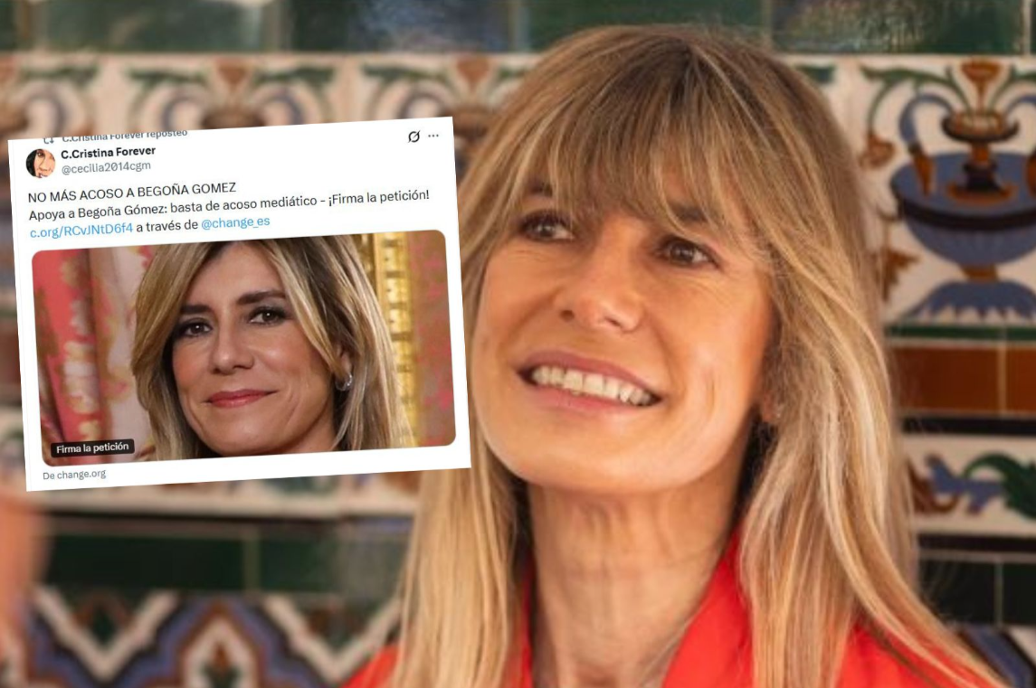 La ridícula recogida de firmas para apoyar a Begoña Gómez de la que se mofan las redes tras las preguntas de Vito Quiles