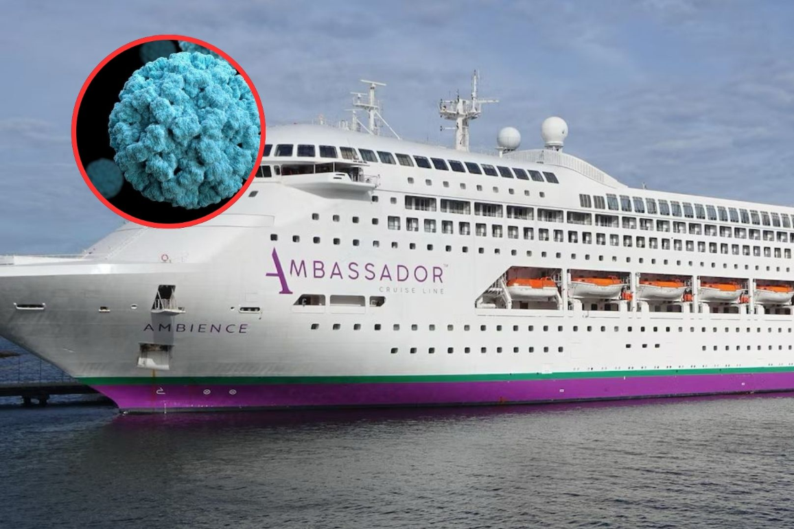 Confinadas más de 1.700 personas en un crucero por un posible brote de norovirus tras la muerte de un pasajero