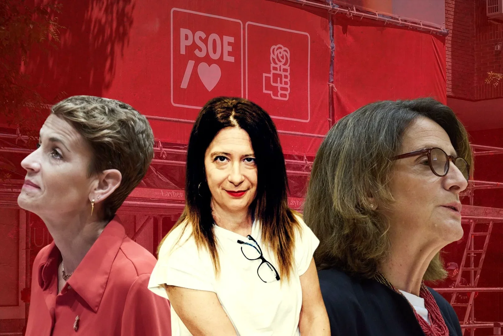 La trama de Leire Díez apunta a Chivite y Ribera: maniobras para desbloquear negocios renovables en Navarra