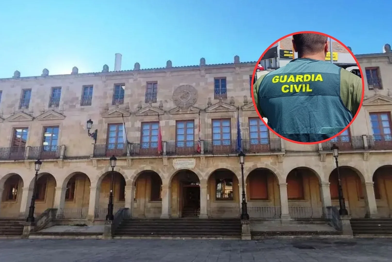 Agentes de la Guardia Civil registran el Ayuntamiento de Soria gobernado por el PSOE