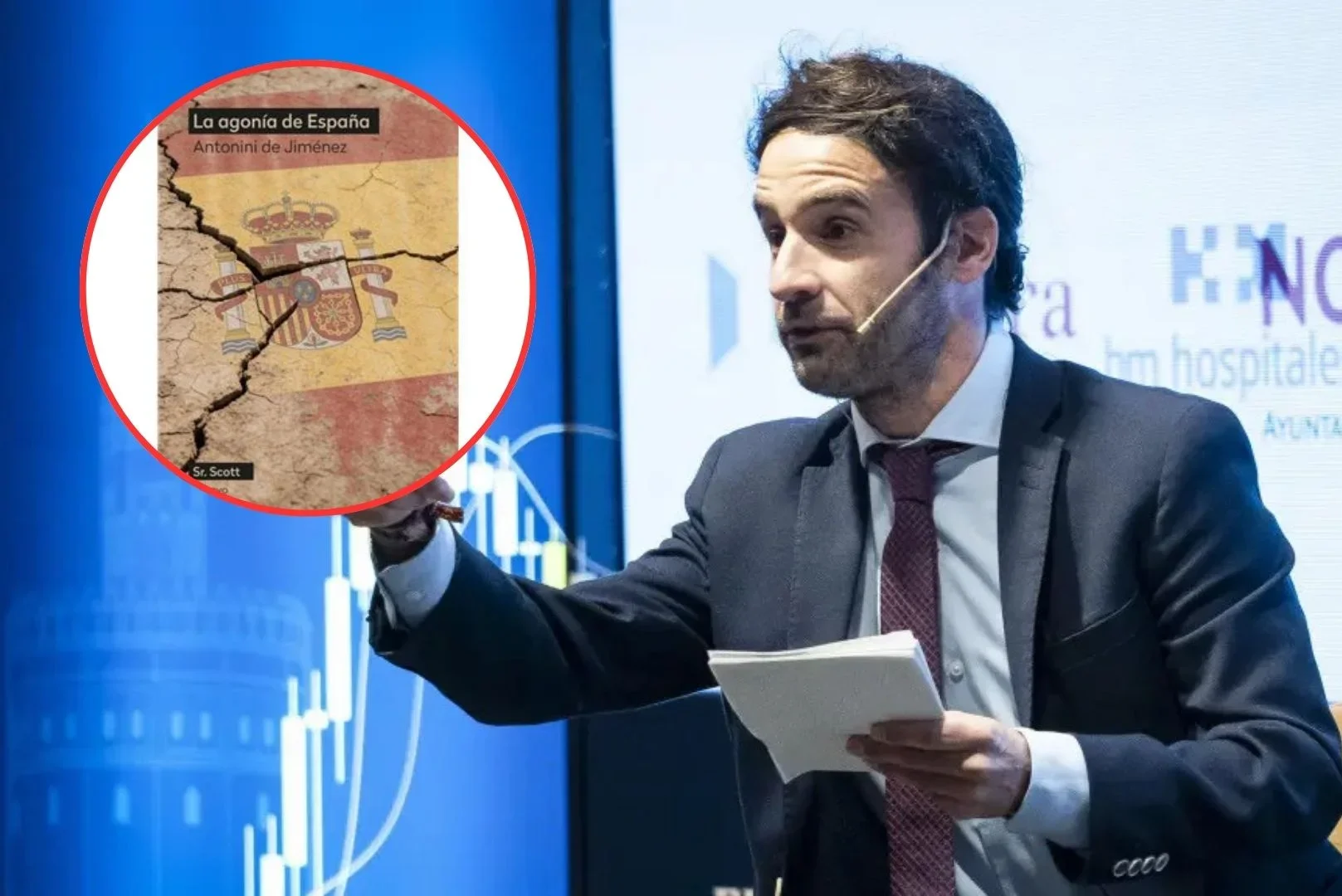 Antonini de Jiménez presenta su nuevo libro 'La agonía de España'