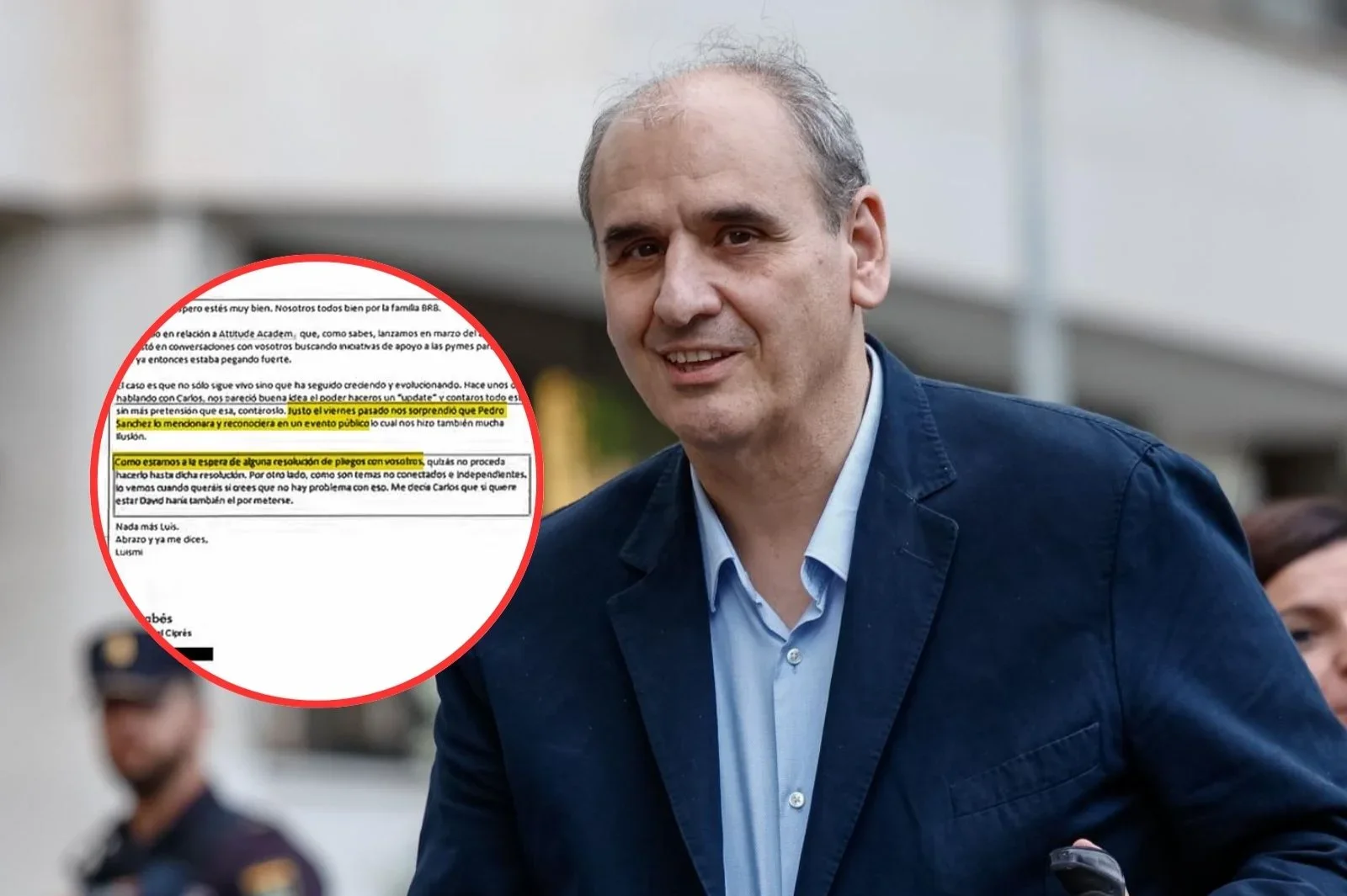 La UCO revela que Barrabés utilizó el apoyo público de Sánchez mientras optaba a millonarias adjudicaciones públicas