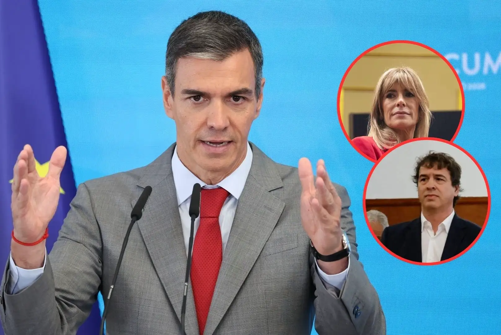 Pedro Sánchez arropa de nuevo a su hermano y a Begoña Gómez en el balance del curso político