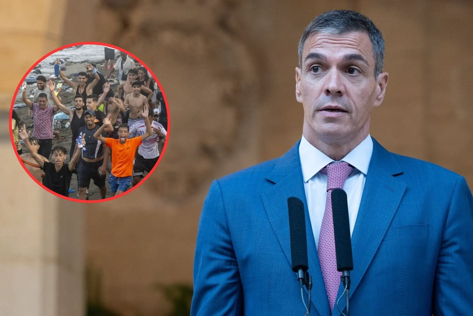 La prensa internacional vuelve a sacar los colores a Sánchez tras la llegada masiva de inmigrantes a Ceuta