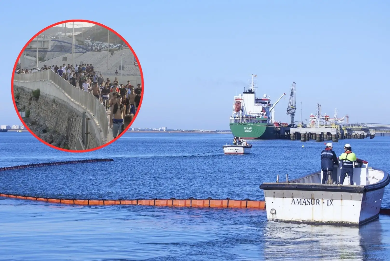 El Ministerio del Interior retrasa la colocación de la nueva valla marítima en Melilla