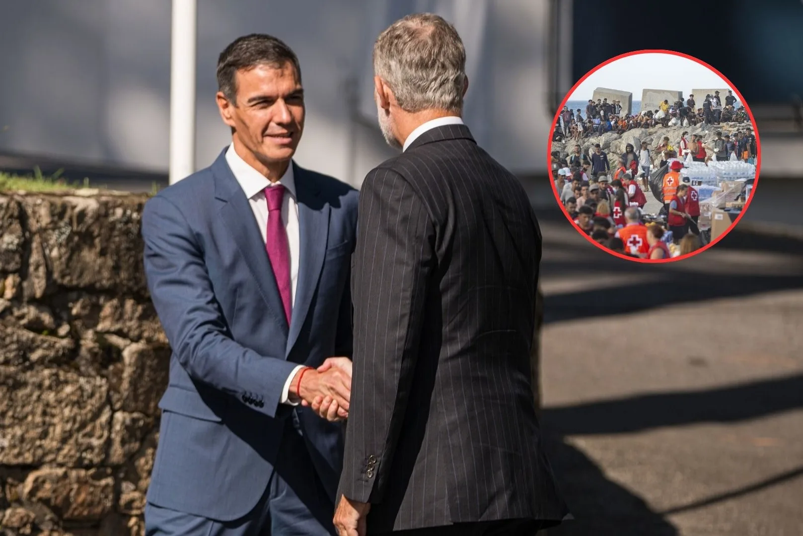 La calle sentencia a Pedro Sánchez por no ir a Ceuta con el Rey Felipe VI: "No puede salir sin policías"