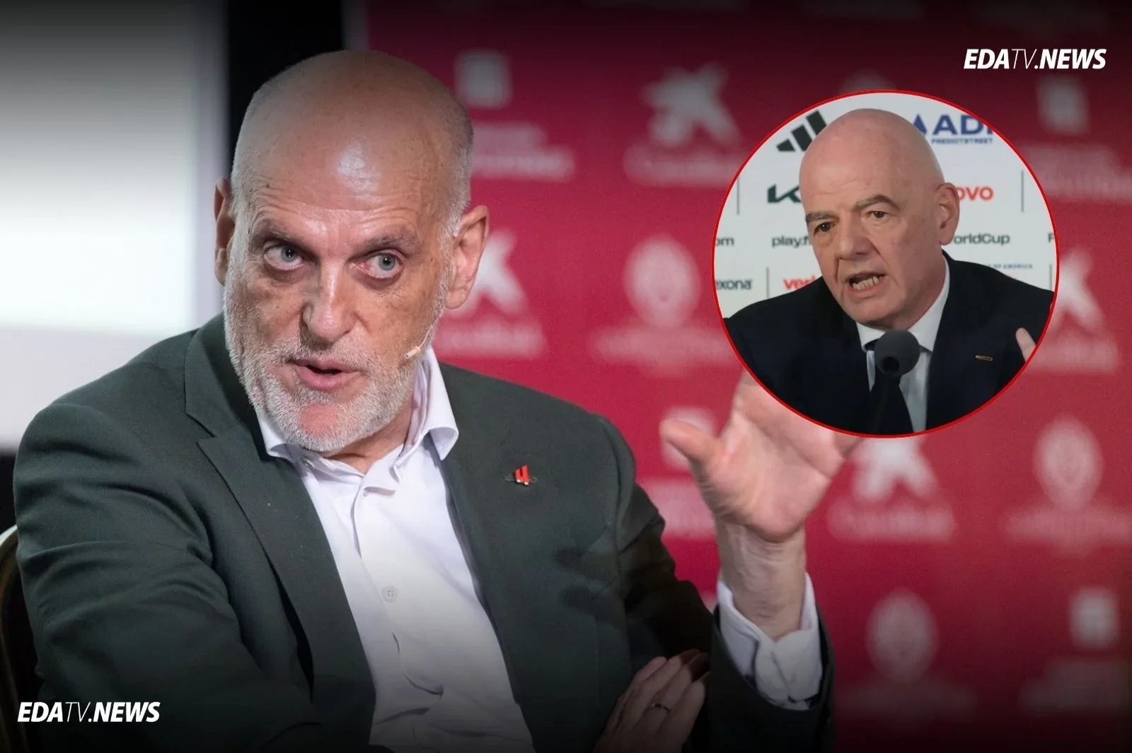 Javier Tebas carga contra la FIFA y pide la salida de Gianni Infantino por su gestión