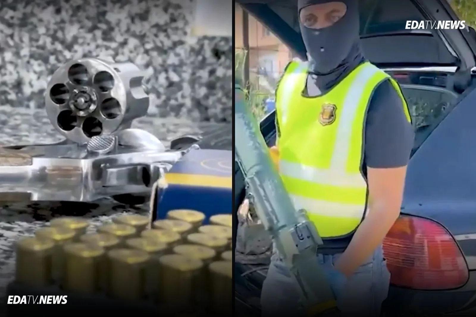 Desarticulada una red de tráfico de armas dirigida desde una prisión: nueve detenidos y más de 40 armas incautadas