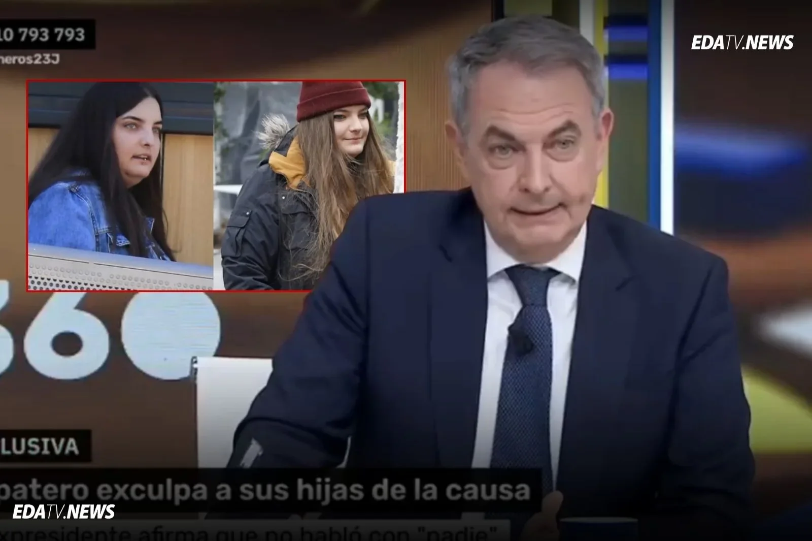 Zapatero reacciona a las acusaciones sobre sus hijas y niega que actuaran como testaferros