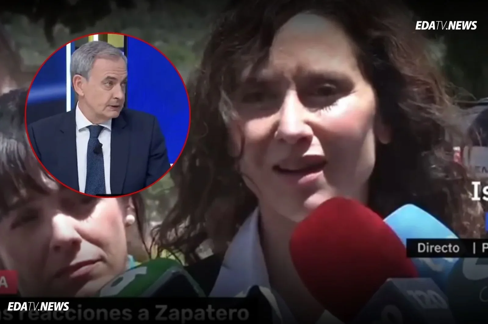 Ayuso cargan contra Zapatero tras su entrevista: "No ha respondido a ninguna pregunta"