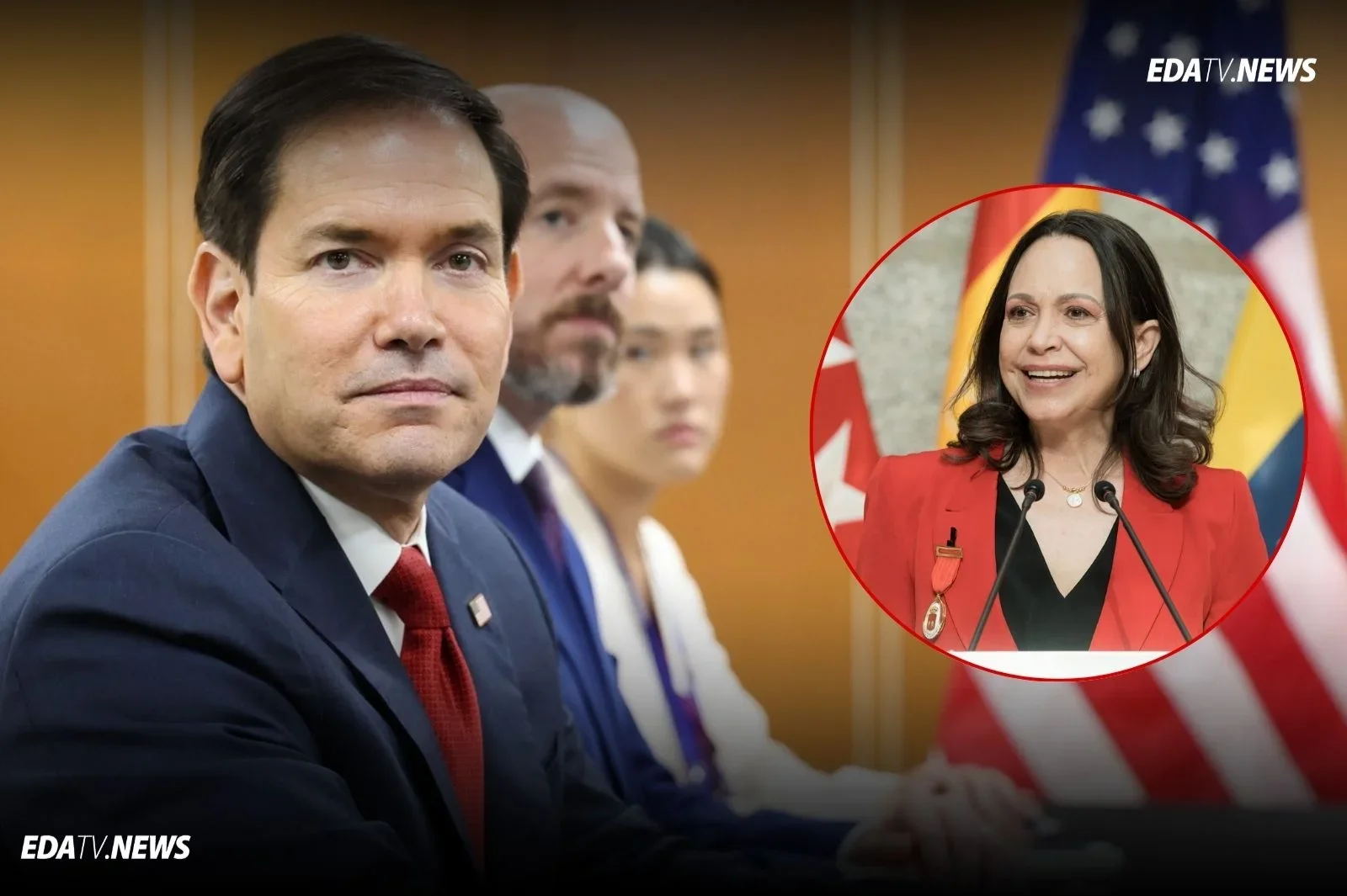 Marco Rubio ve a María Corina Machado clave para la reconciliación de Venezuela y respalda su papel en el diálogo