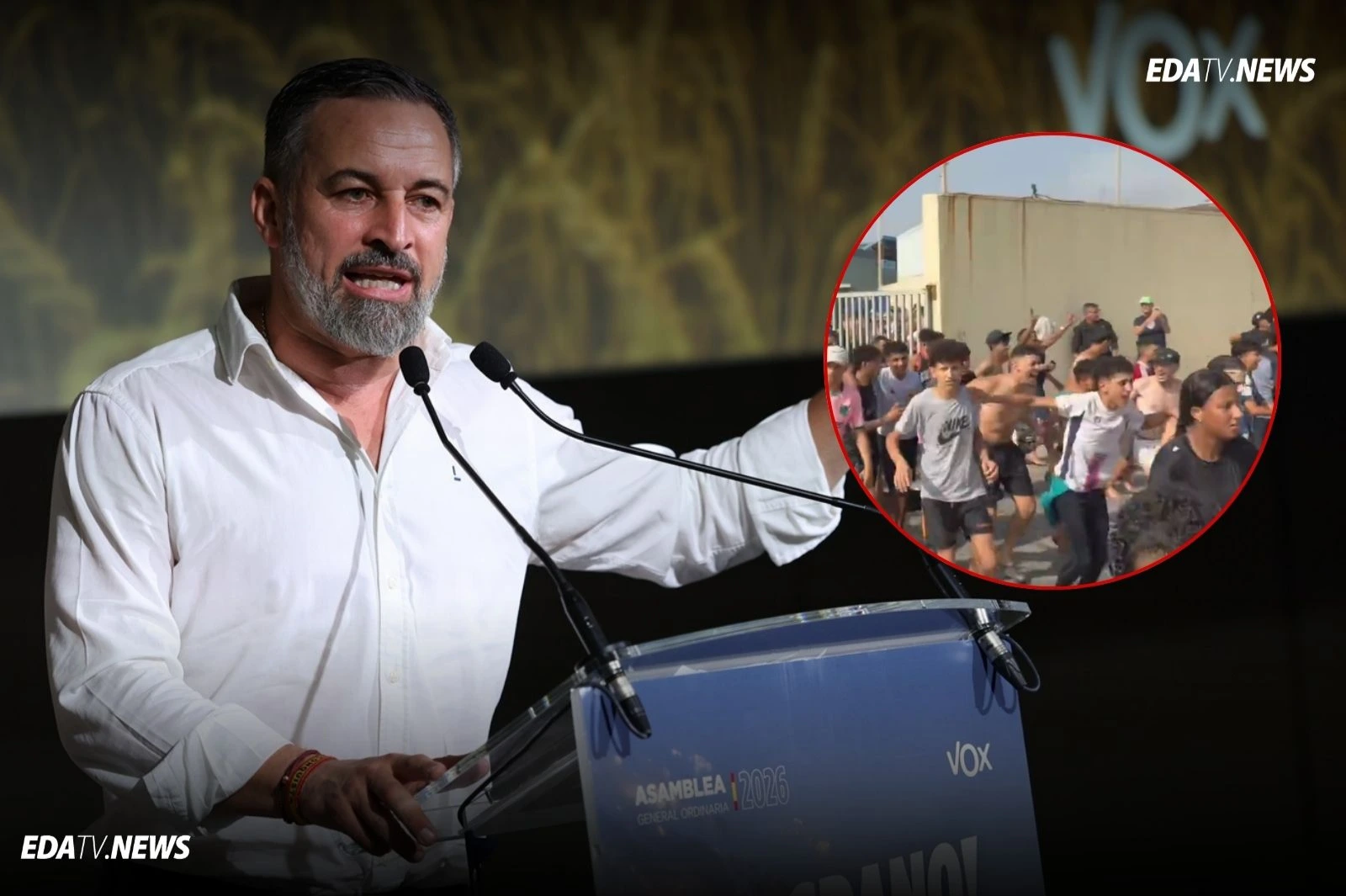 Abascal carga contra el Gobierno de Sánchez por la crisis inmigratoria en Ceuta: “Es una invasión”