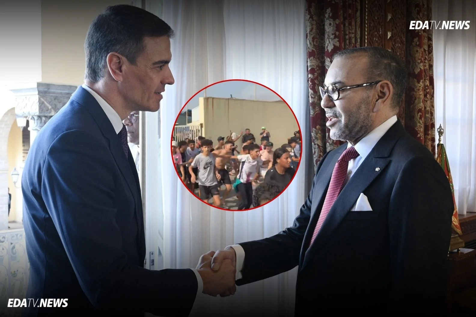 Marruecos culpa a las "bandas criminales" de la avalancha inmigratoria en Ceuta