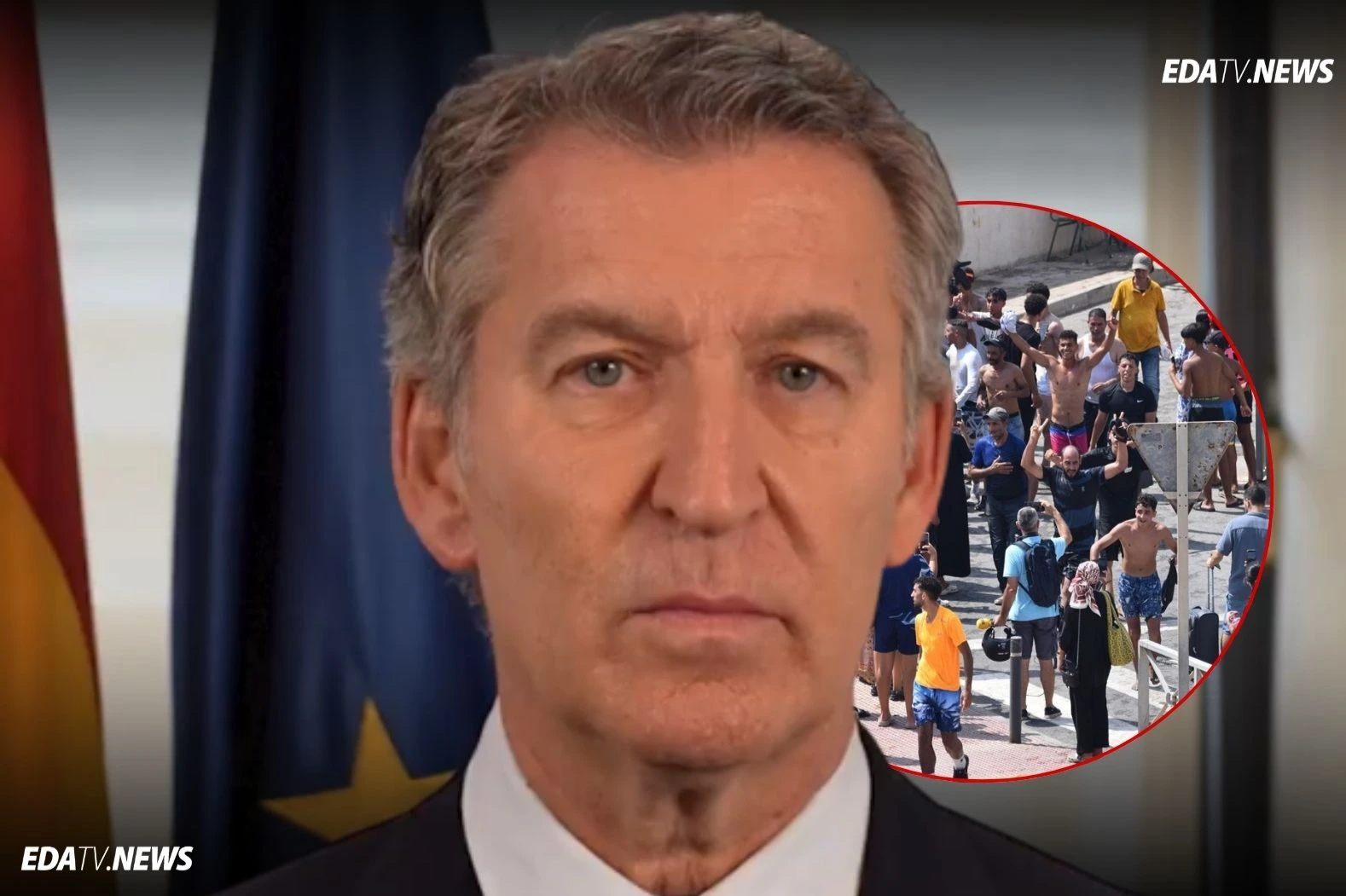 Feijóo exige declarar la emergencia en Ceuta y desplegar al Ejército por la avalancha inmigratoria